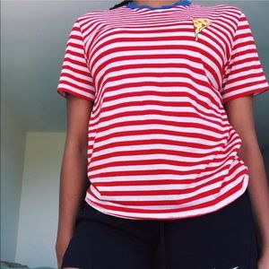 Stripe Pizza Shirt